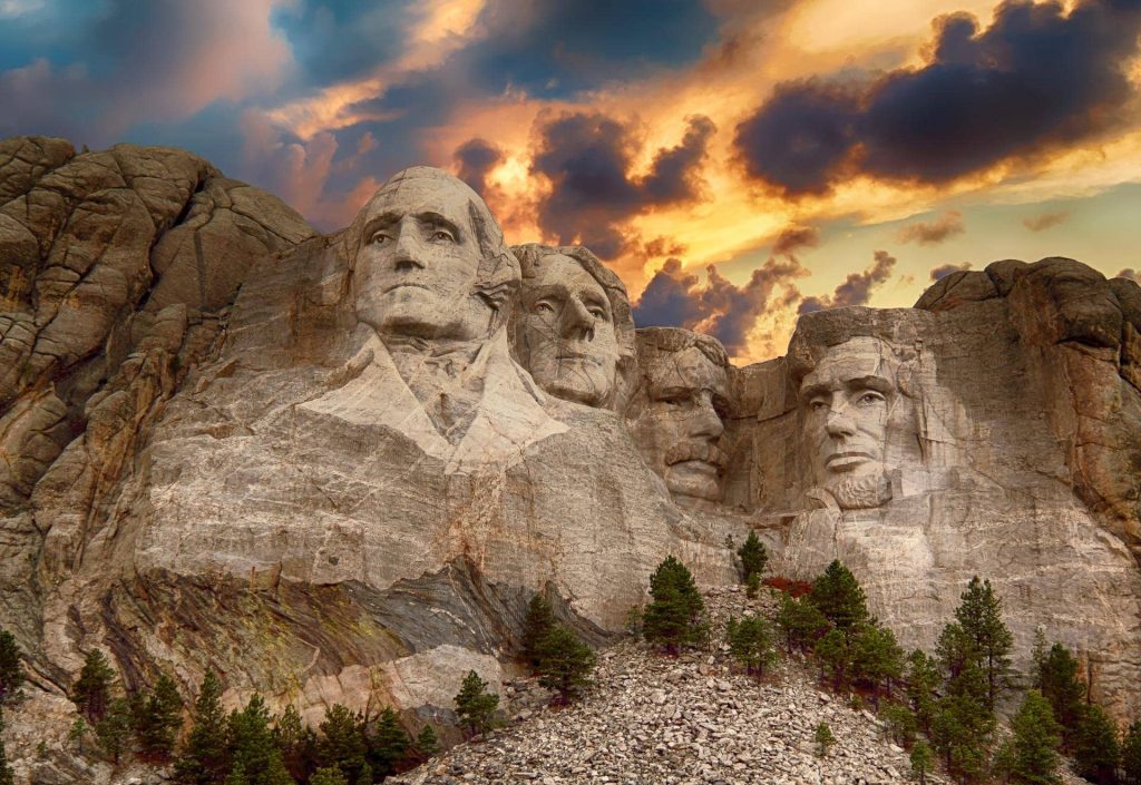 Mount Rushmore; One of the most iconic landmarks in United States